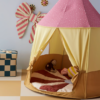 Kid's Concept Tent cirkus pink - Legetelte