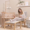 Sidestykke til Babybay Original hvid 100202 tremmer