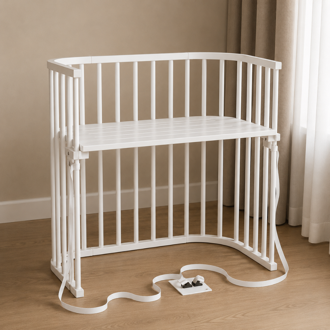 Bedside Crib Boxspring, hvid - Babybay