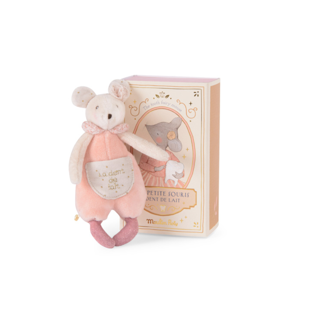 Moulin Roty - Tandfe - Mus med lomme til mælketand - La Petite Ecole de Danse 667005