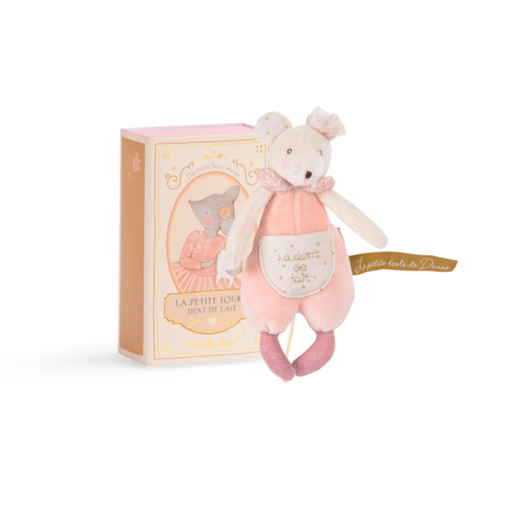 Moulin Roty - Tandfe - Mus med lomme til mælketand - La Petite Ecole de Danse 667005