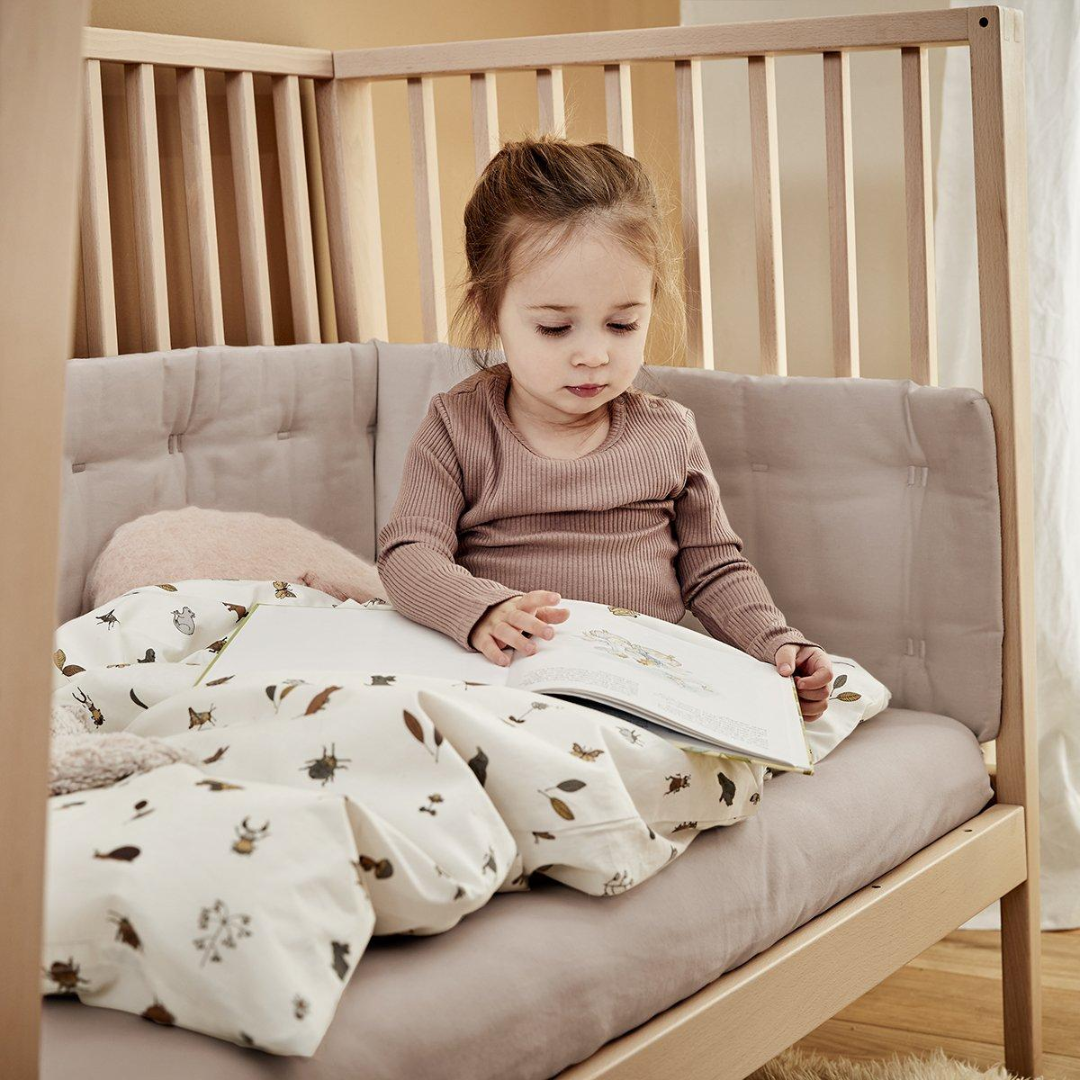 Sengerand til Leander Linea og Luna babyseng, Cappuccino 700817-77 (2)