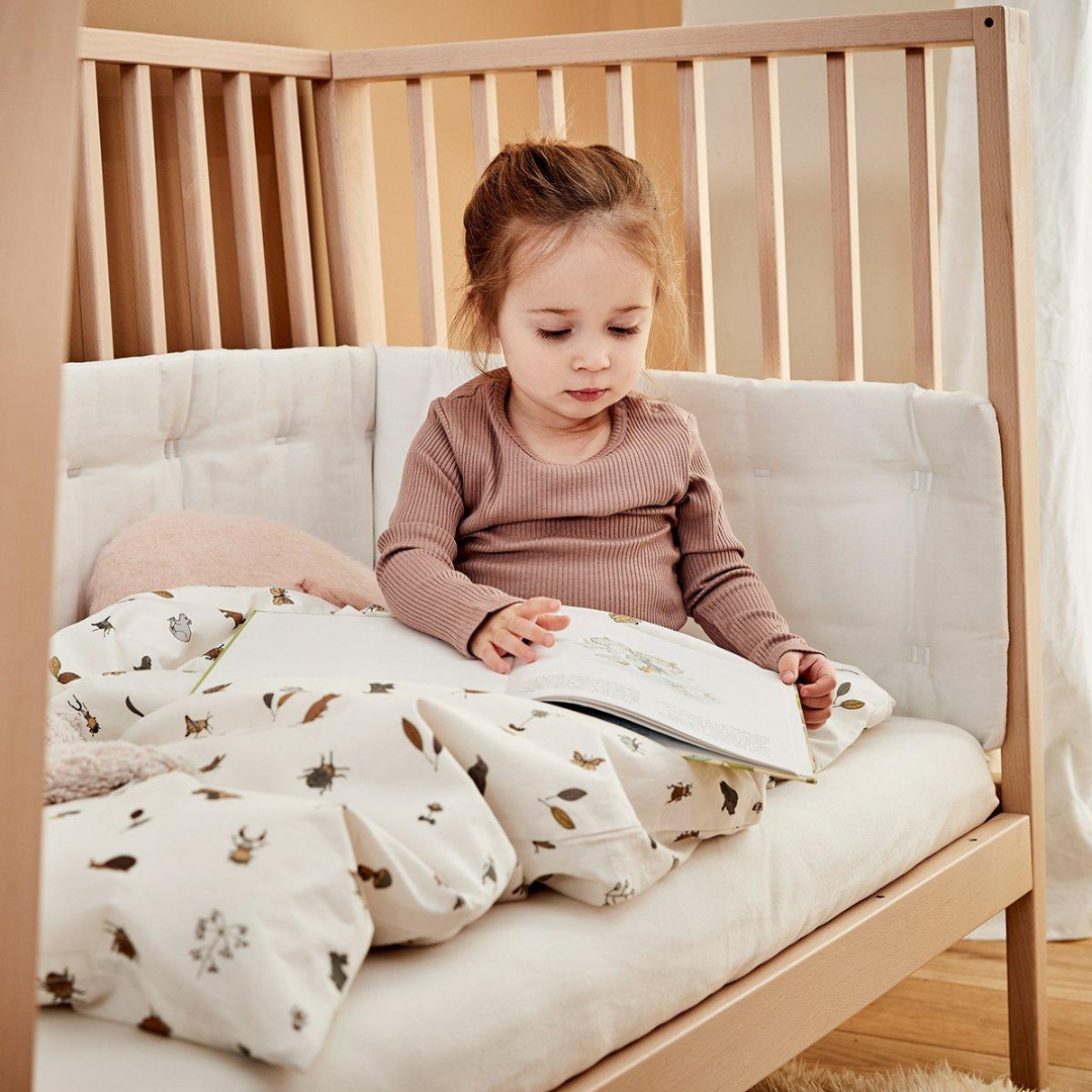 Sengerand til Leander Linea og Luna babyseng, Snow 700817-60 (2)