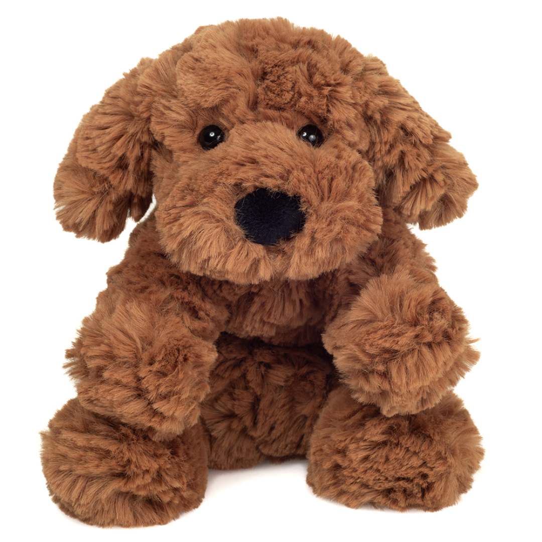 Teddy Hermann - Liggende hund 20 cm - 6 assorterede TH919858 brun