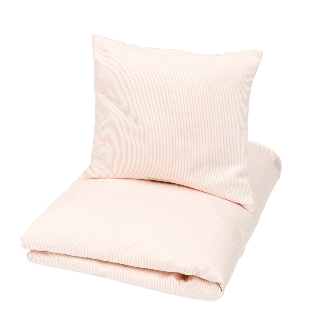 Cam Cam Sengetøj, Junior, 100x140 cm - Classic Stripes Rose