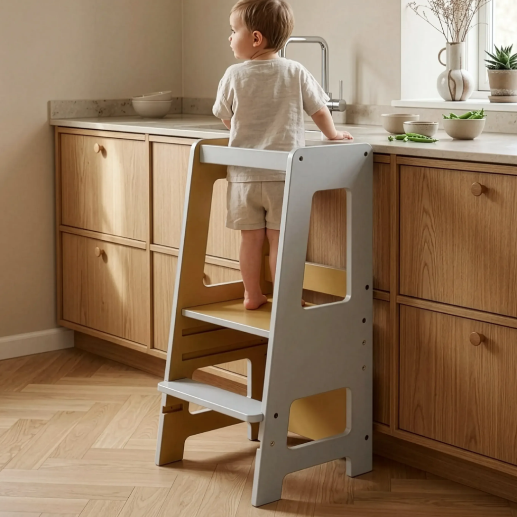 Kid's Concept læringstårn grå