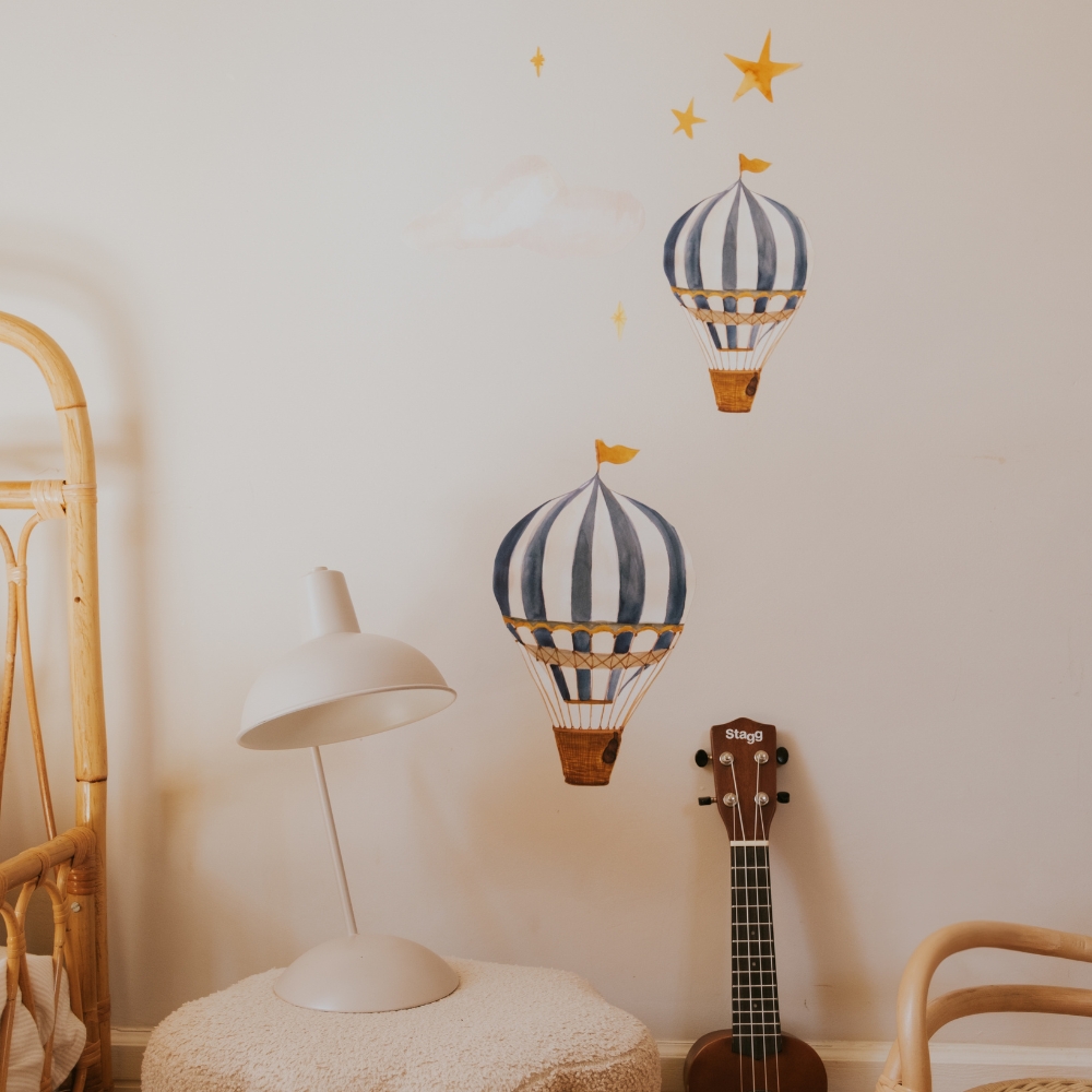 That's Mine Wallsticker drømmende balloner - Blue