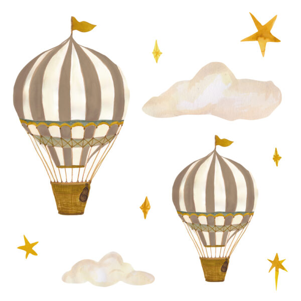 Wallsticker dreamy balloons