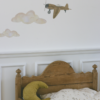 Wallsticker skyer 5-pak - Multi