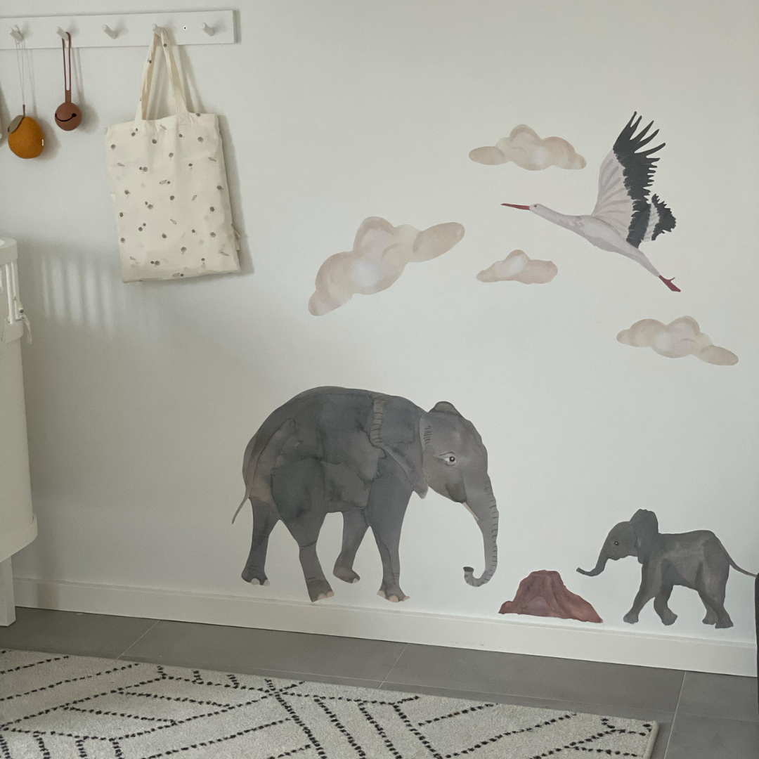 That's Mine Wallsticker skyer 5 stk