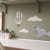 Wallsticker skyer 5-pak - Multi
