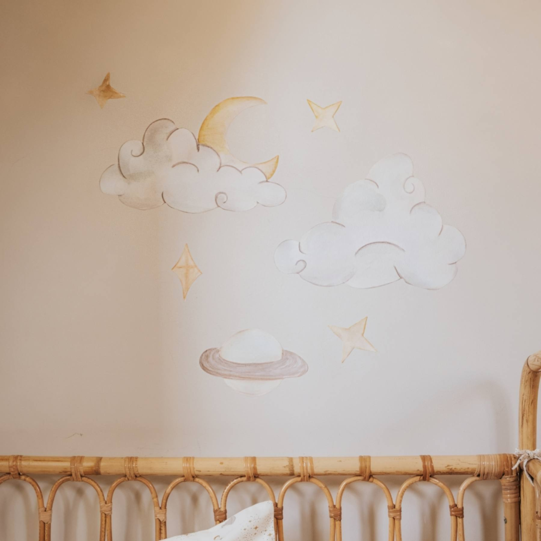 That's Mine Wallsticker saturn himmel - Multi