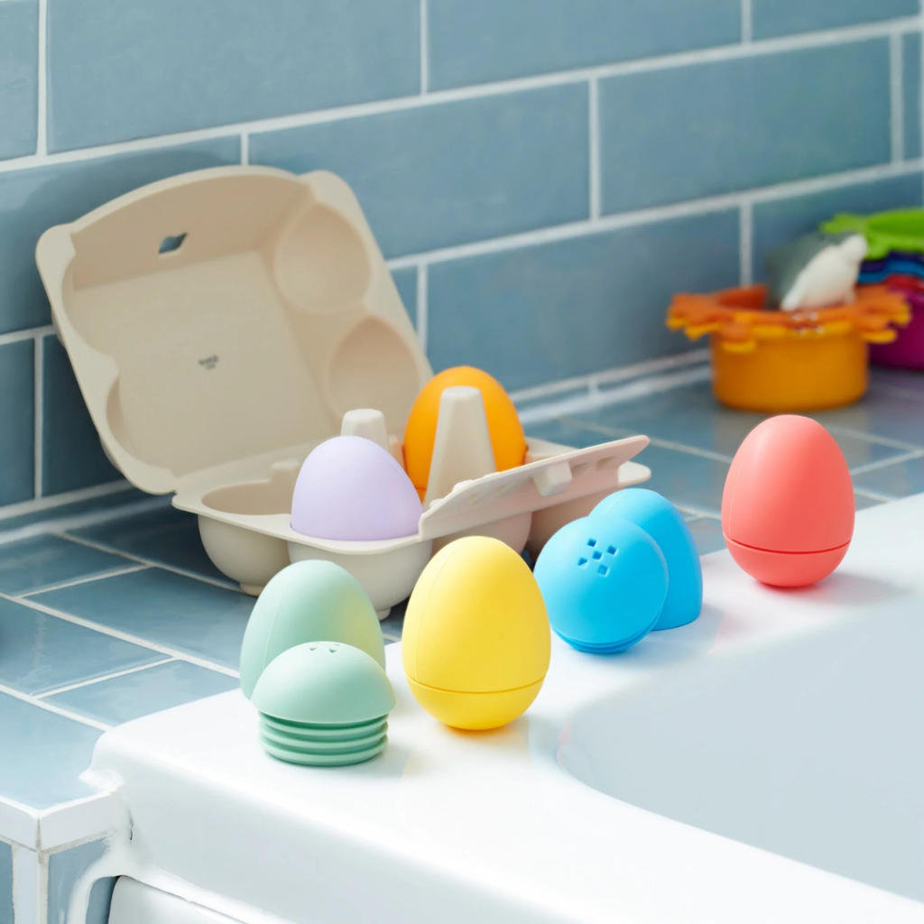 tickit SiliSoft sensory eggs Rainbow