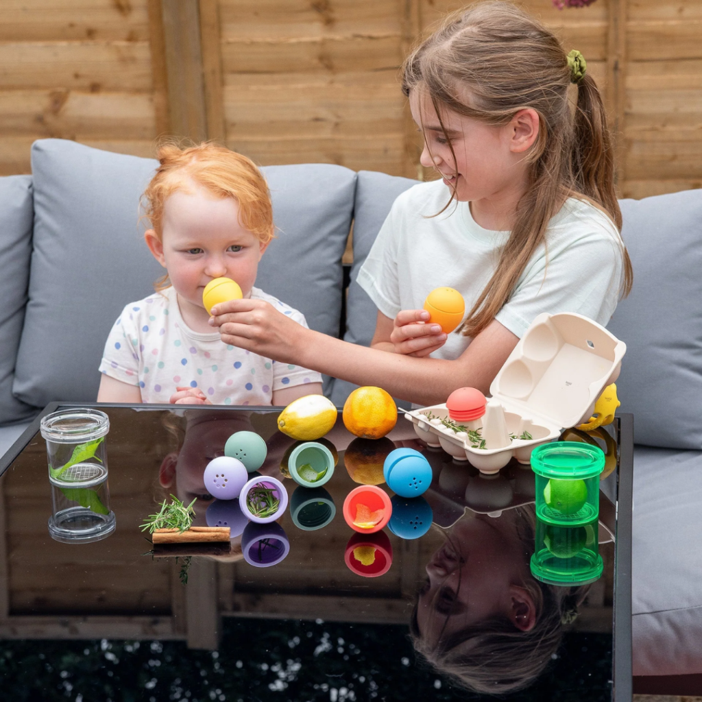 tickit SiliSoft sensory eggs Rainbow