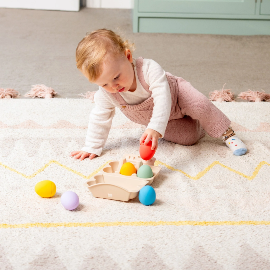 tickit SiliSoft sensory eggs Rainbow