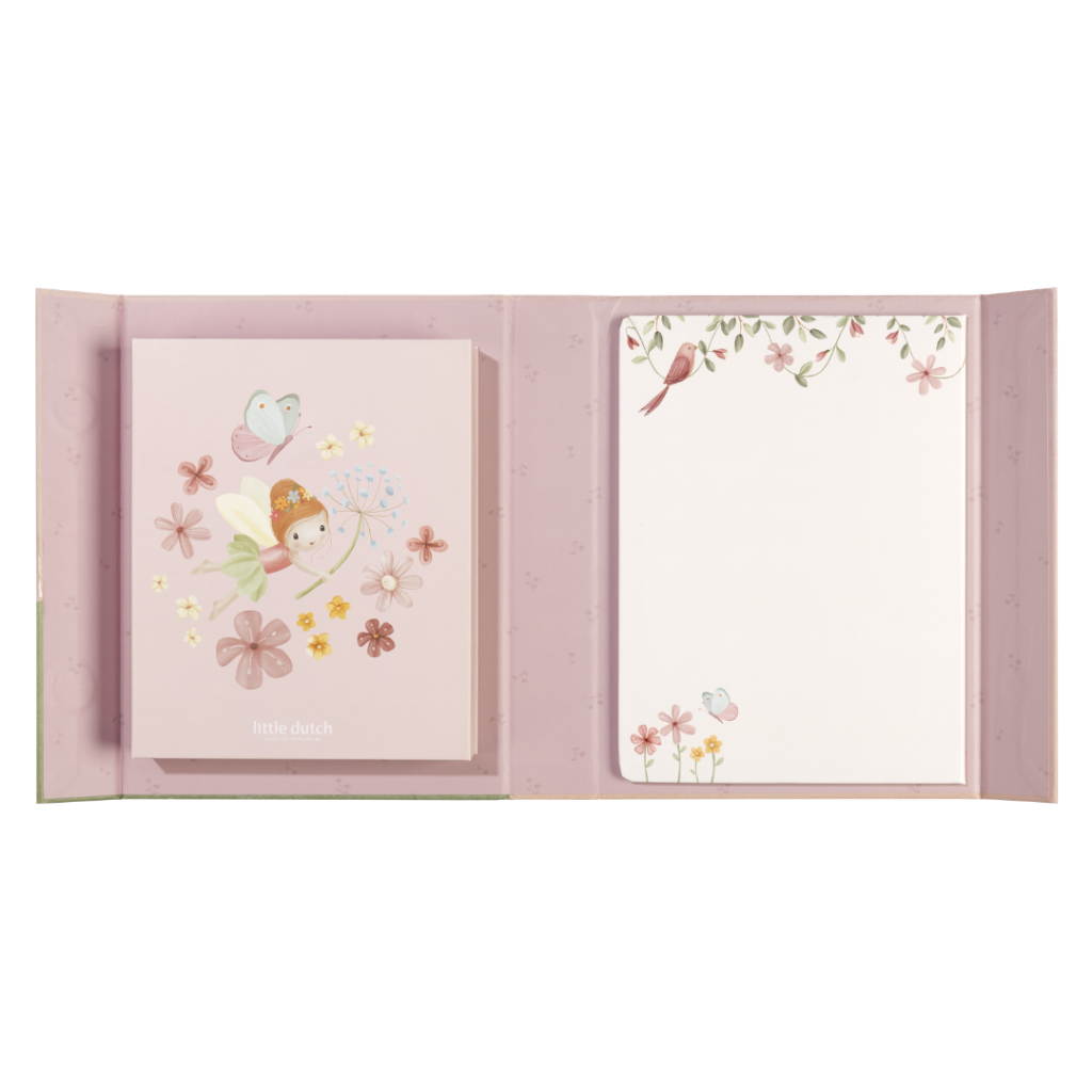 Little Dutch - Magnet og tegne sæt - Rosa Fairy Garden BT126894
