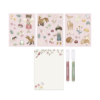 Little Dutch - Magnet og tegne sæt - Rosa Fairy Garden BT126894