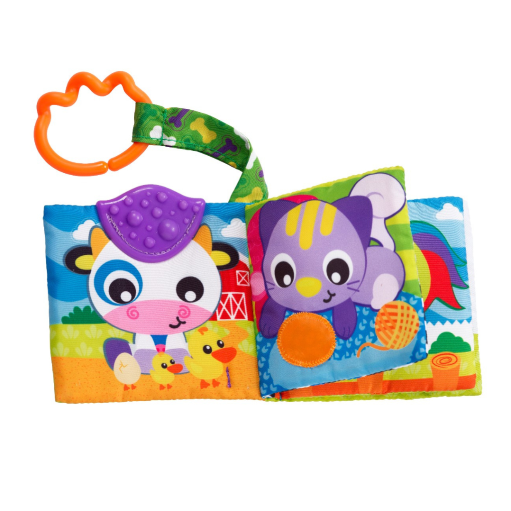 Playgro Bondegård bidebog med ophæng - 10186967