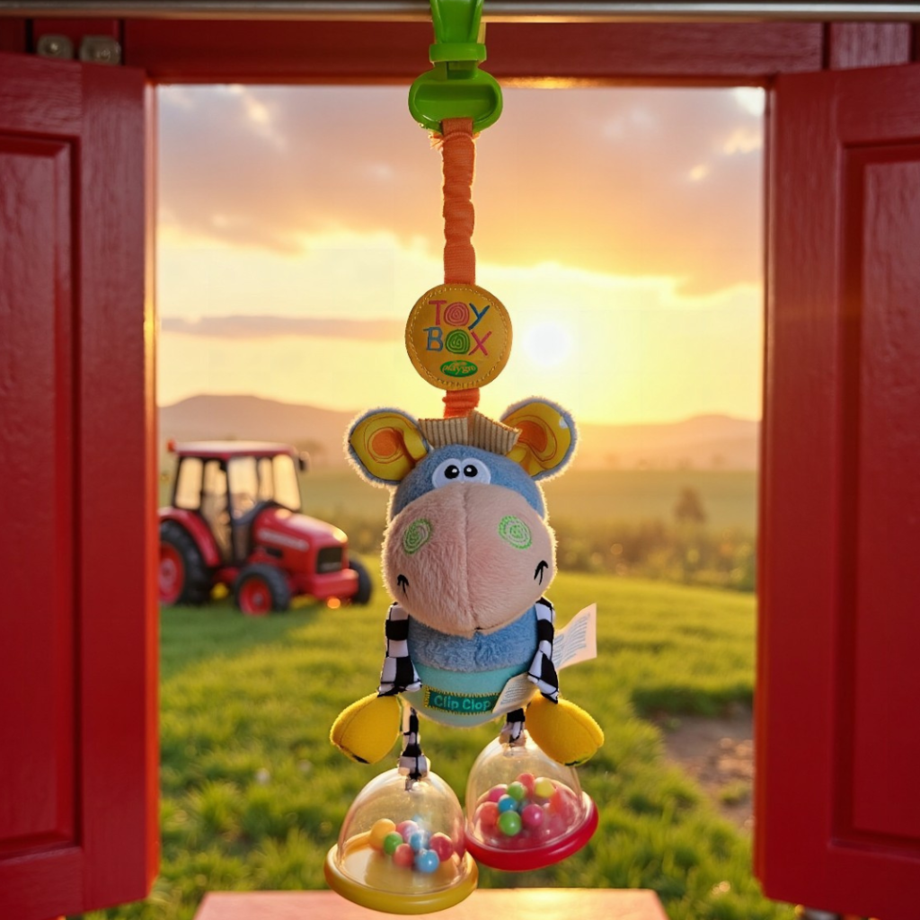 Playgro Hesten Clip Clop Rangle – Clips til barnevogn, 10101140