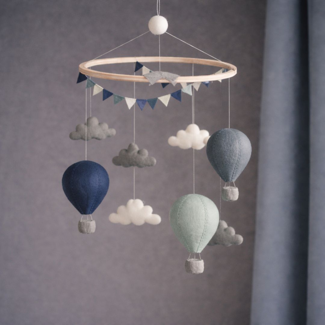 Gamcha - Luftballon/Vimpler - Blå