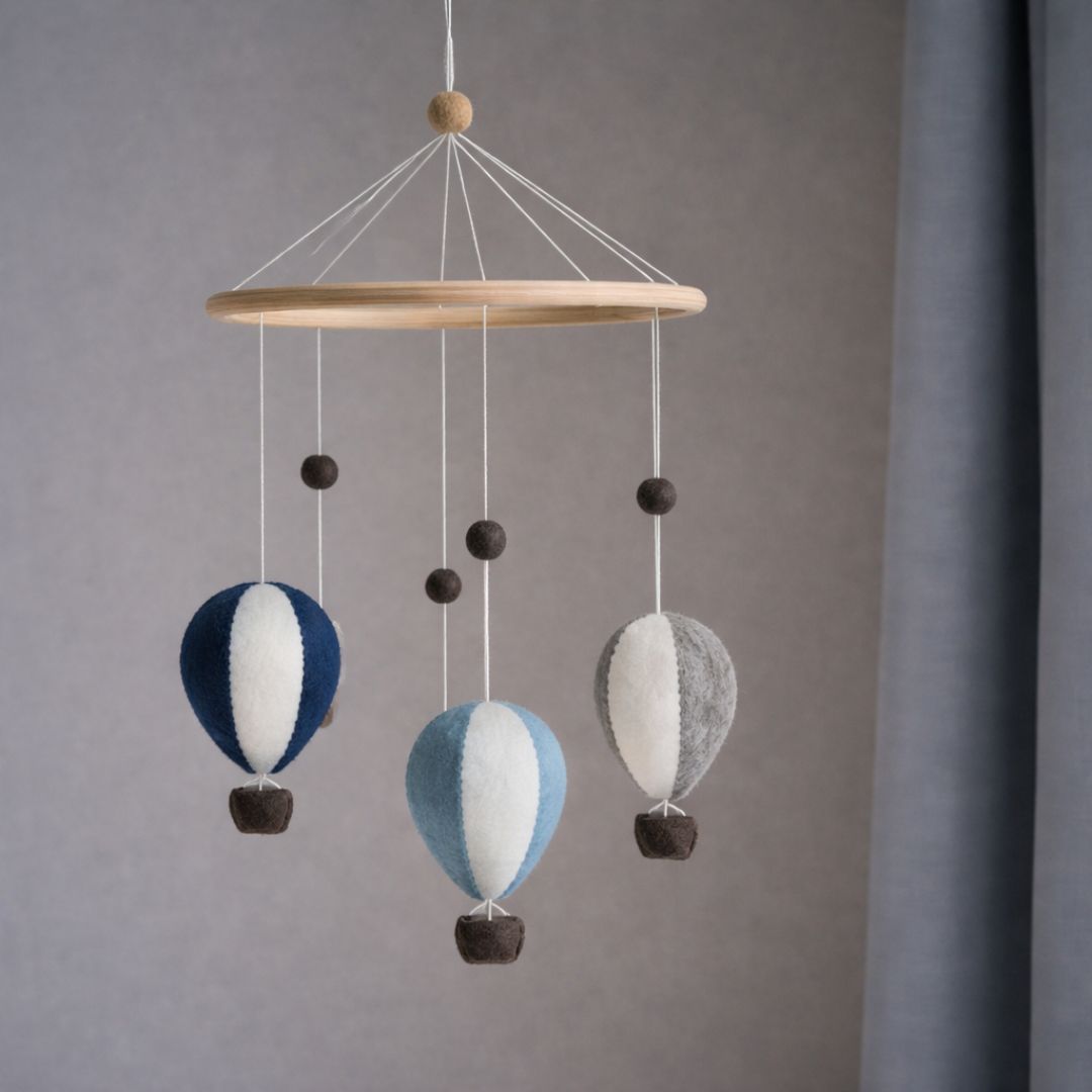 Gamcha - Luftballoner - Blå/Hvid/Grå