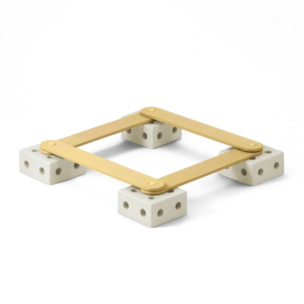 Modu balancebræt - sand grey/honey yellow - balance track