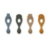 Liewood silikoneskeer 4-pak safari/blue multi mix