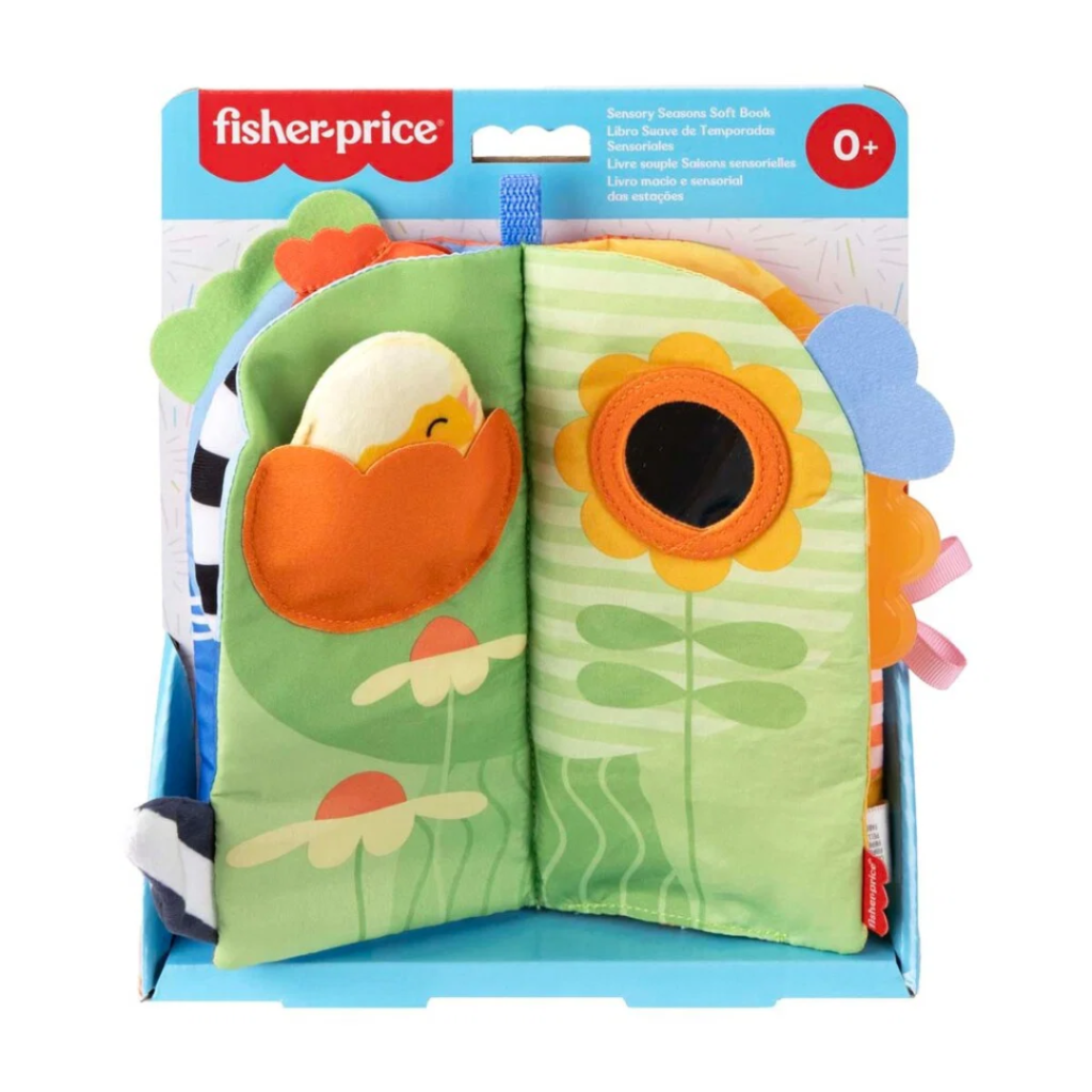 Fisher-Price sensorisk årstidsbog - blød aktivitetsbog