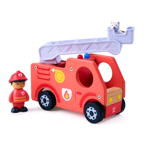 Hape - Brølende brandbil med lyd og bog