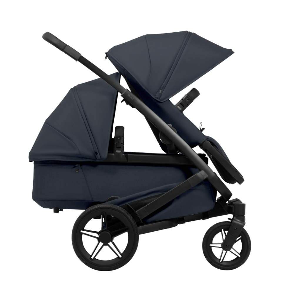 Joolz Geo5 double søskendeklapvogn navy blue