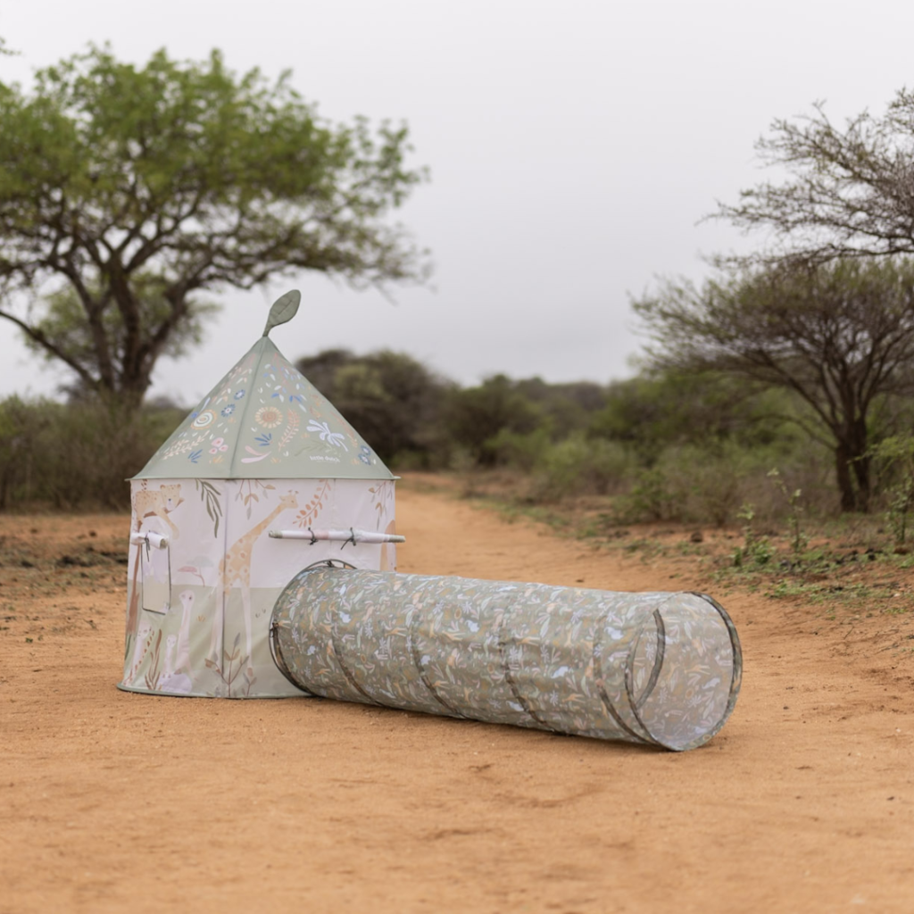 Little Dutch - Legetelt med tunnel - Safari Friends