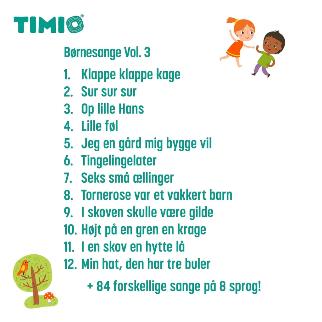 Timio Disc Sæt 4 børnesange