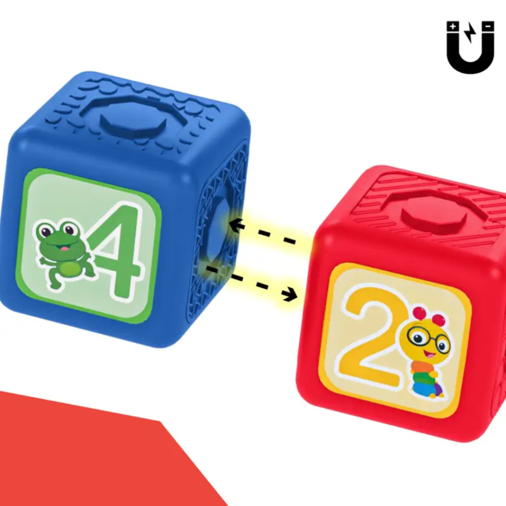 Baby Einstein Add and Stack Magnetiske Aktivitetsklodser