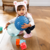 Edushape Regnbue bold med bolde indeni 18 cm
