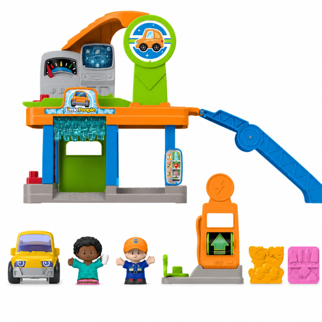 Fisher-Price Little People Tankstation med Bilvask