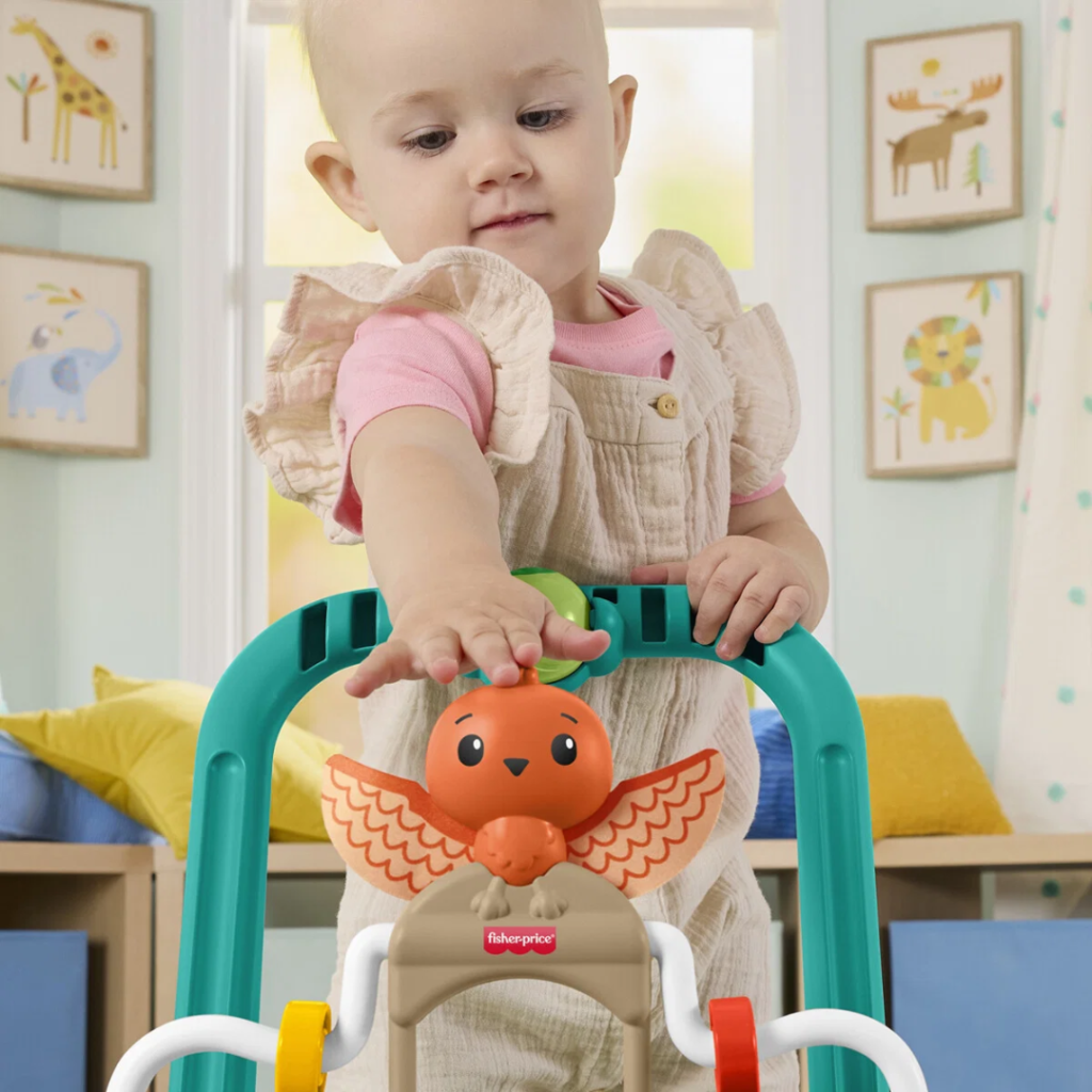 Fisher-Price Skildpadde Gåvogn med bolde