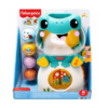 Interaktiv Fisher-Price frø med lys, musik og 4 bolde. Barnet slipper boldene ned og finder dem igen. Stimulerer motorik og læring fra 6 måneder.