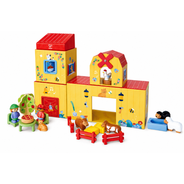 Hape Bondegårdssæt med Stablekasser 87-3438