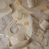 Mushie Silicone Feeding Toddler Set børneservice