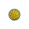 Senso-Dot Balls - Edushape 1 stk. 10 cm. gul