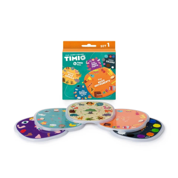 Timio - Disc sæt 1 - Vilde dyr og kroppen
