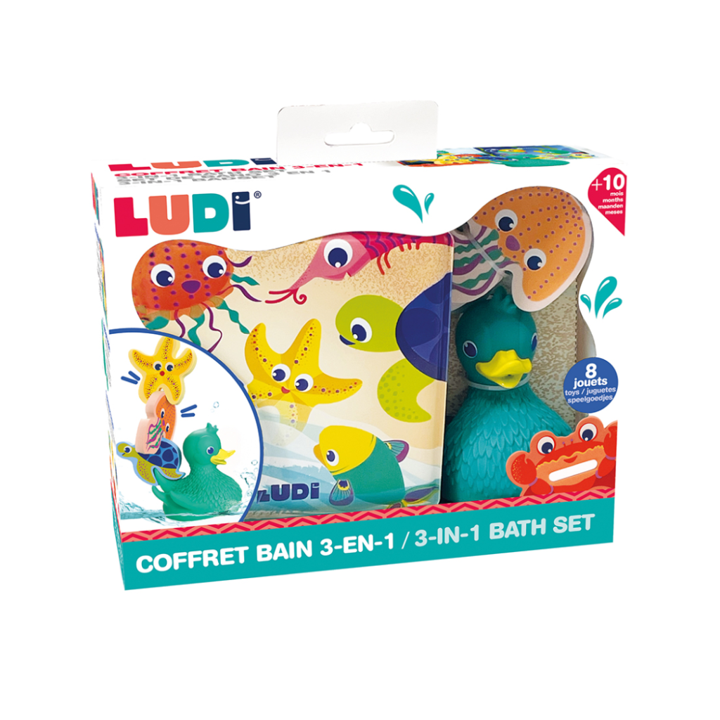 ludi 3-i-1 Badesæt