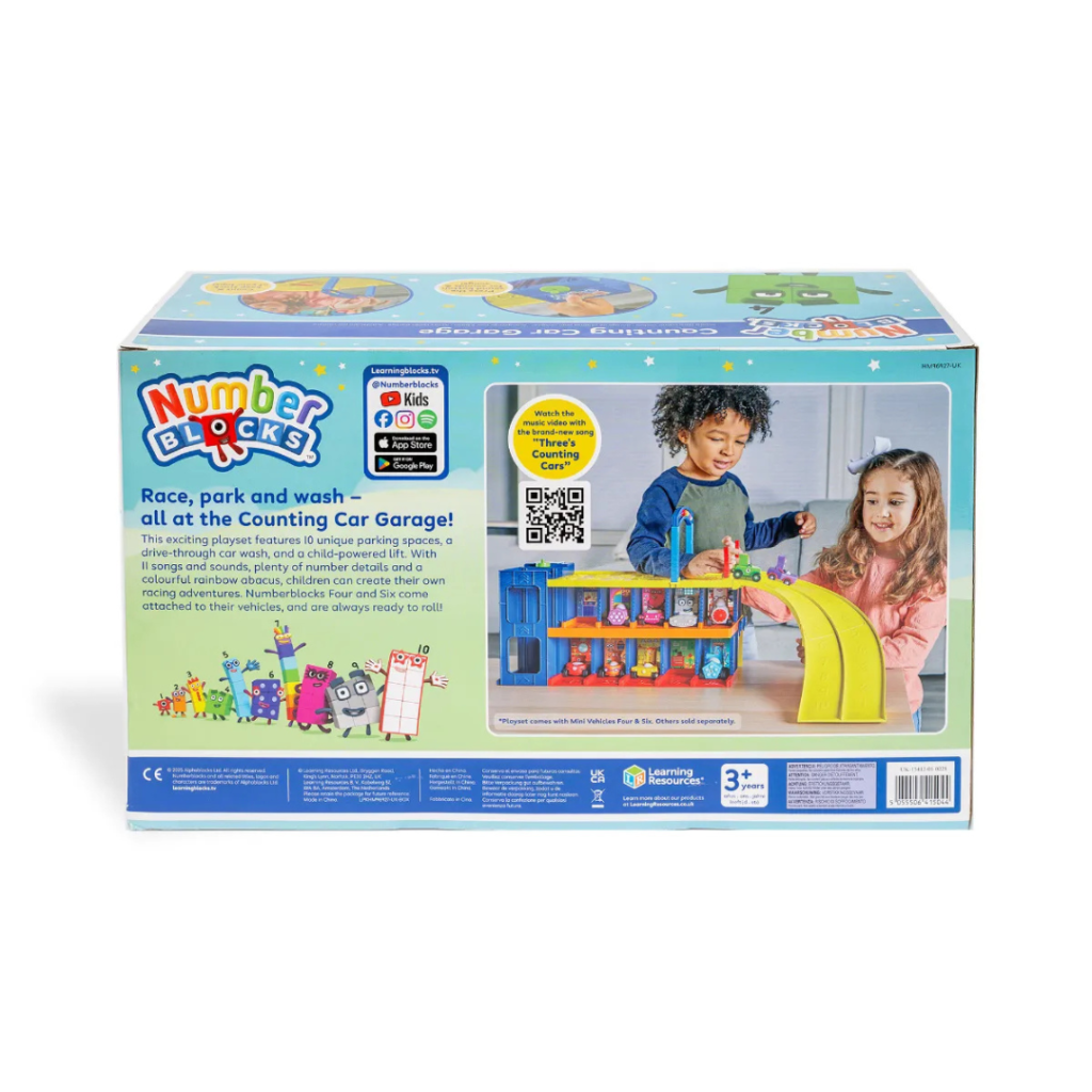 numberblocks tæl bilerne garage learning resources
