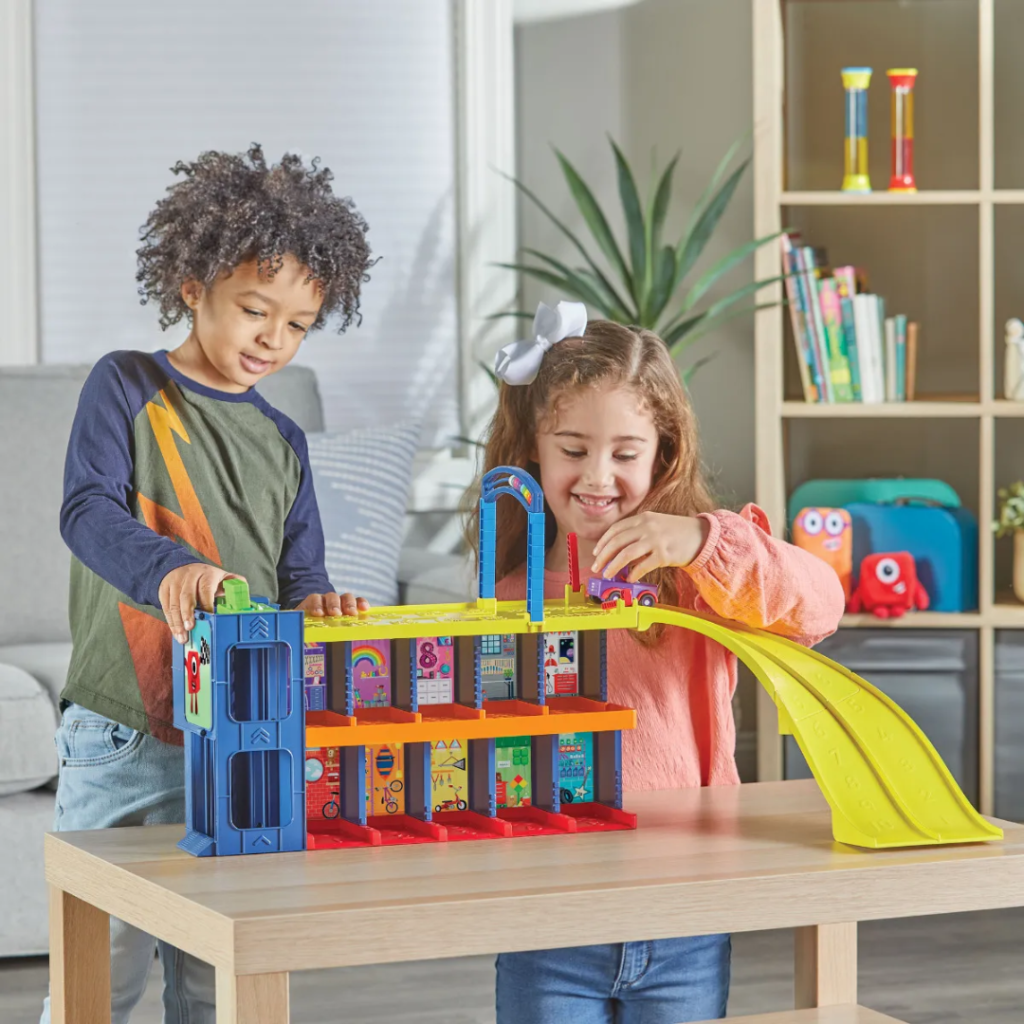 numberblocks tæl bilerne garage learning resources