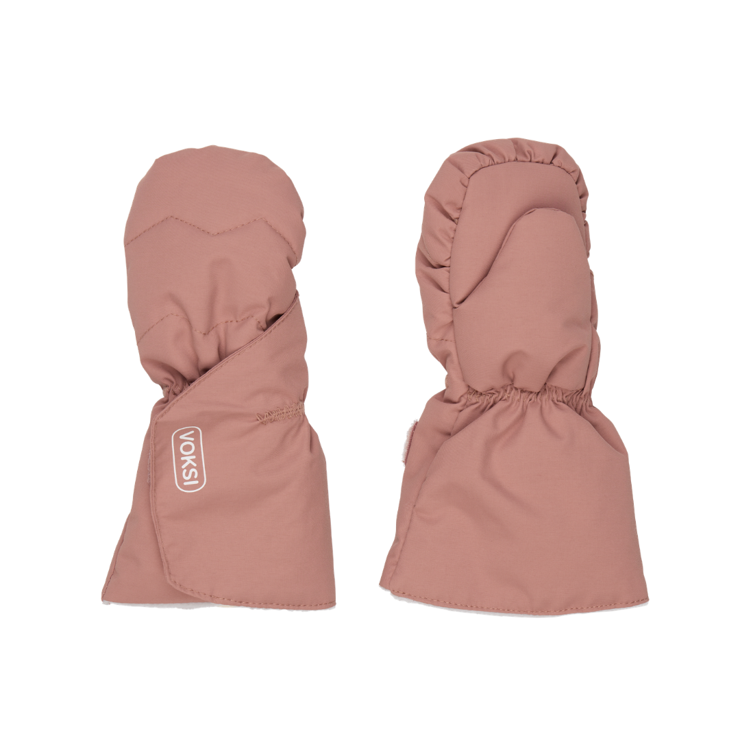 Voksi Baby Mittens luffer - Blush Pink - Nyhed - 0-1 år (uden tommelfinger)
