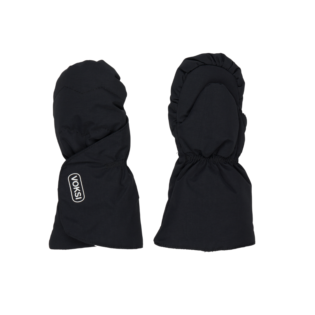 Voksi Baby Mittens luffer - Black - Nyhed - 0-1 år (uden tommelfinger)