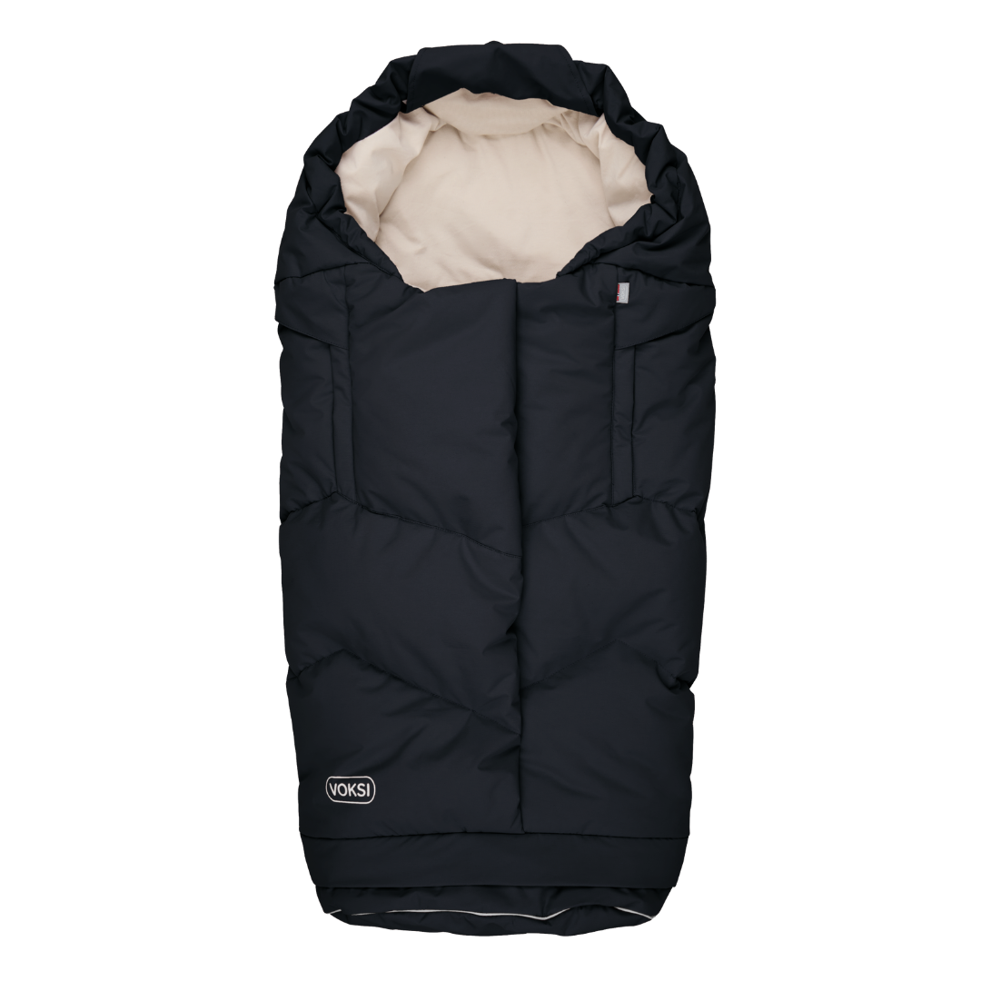 Voksi City helårlig kørepose - Nyhed - Black - Cream