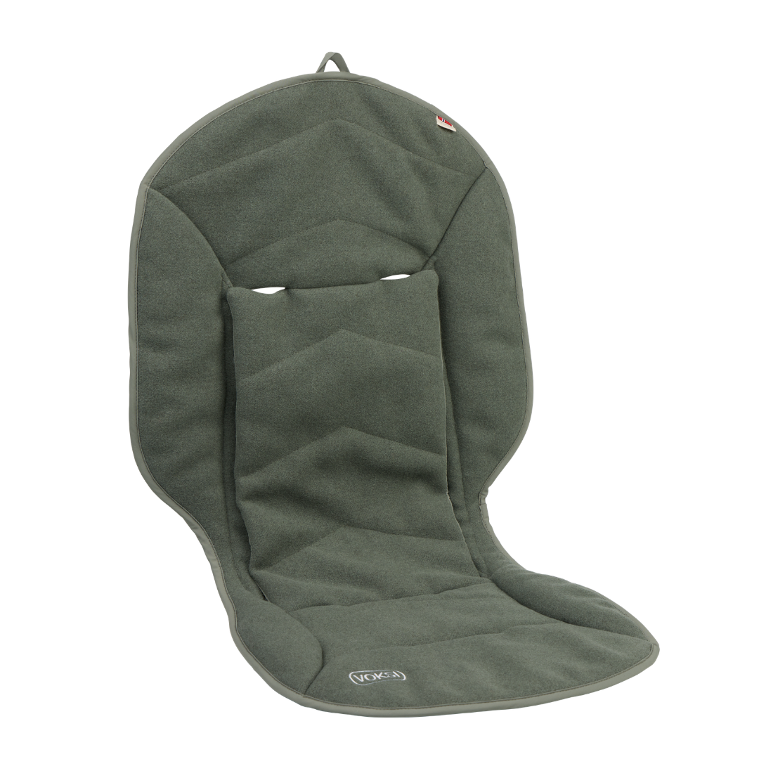 Voksi Stroller inlay - Uldunderlag - Nyhed - Meadow Green