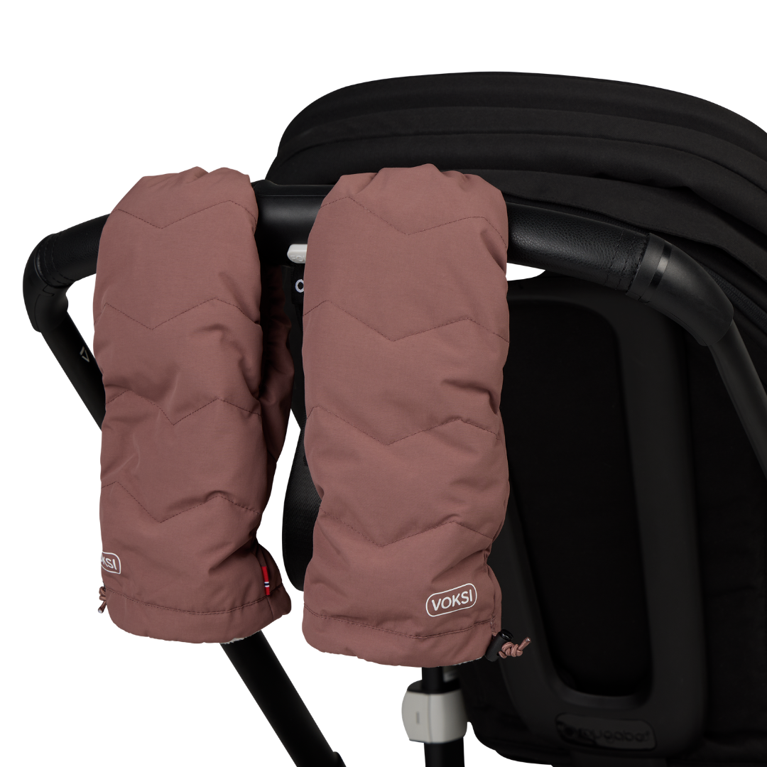 voksi stroller mittens 2026 barnevognshandsker maroon