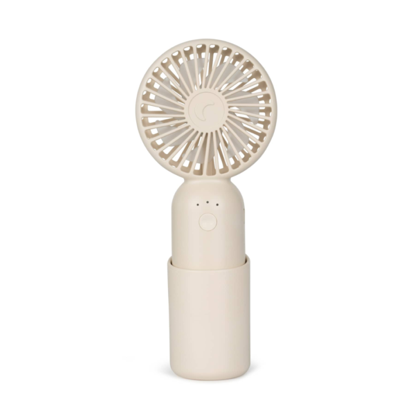 moonboon Mini Ventilator med klips ophæng cream white